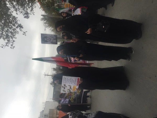 شرکت مسئولان،  کارکنان، اساتید و دانشجویان پردیس کوثر در راهپیمایی یوم الله سیزده آبان 6