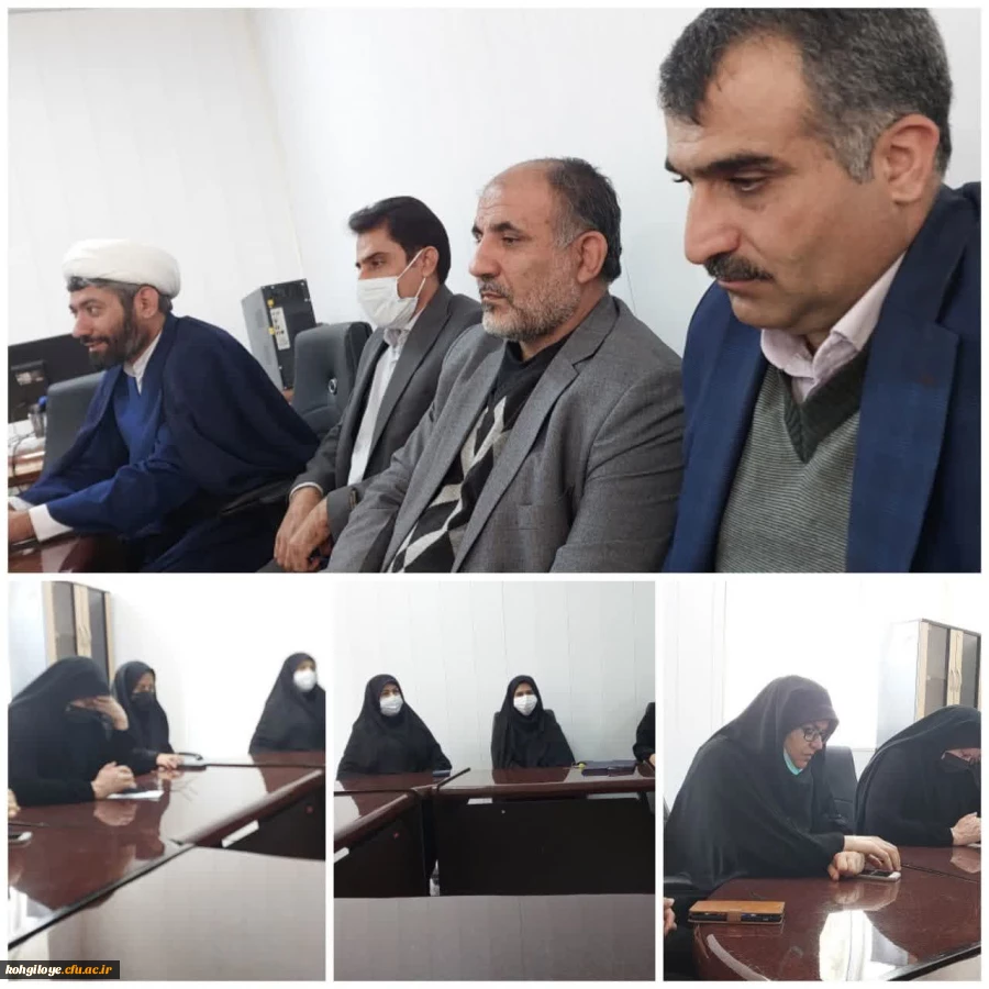 جلسه تودیع و معارفه معاونان آموزشی و فرهنگی و پژوهشی پیشین و فعلی پردیس دخترانه کوثر یاسوج- 5 دی ماه ۱۴٠۱ 2