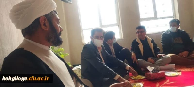 دیدار مسئولان و کارکنان دانشگاه فرهنگیان استان با خانواده شهید خسروانی