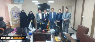 تکریم و معارفه مدیر امور اداری سابق و جدید دانشگاه فرهنگیان استان کهگیلویه و بویراحمد