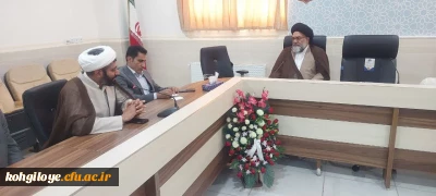 دیدار اعضای هیئت رئیسه دانشگاه فرهنگیان استان با نماینده مقام معظم رهبری در استان و امام جمعه یاسوج