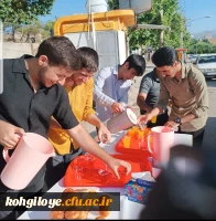 برپایی ایستگاه صلواتی دانشگاه فرهنگیان استان  2