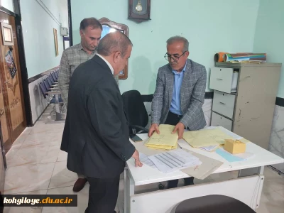 بازدید مدیرکل آموزش و پرورش استان کهگیلویه و بویراحمد از فرآیند ارزیابی تکمیلی متعهدین خدمت ورودی ۱۴۰۲