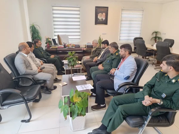 جلسه هماهنگی با دبیر کنگره ملی 2000 شهید استان کهگیلویه و بویراحمد(سردار مثنوی) 2