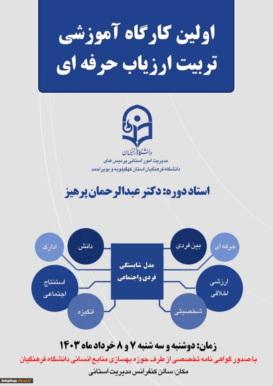 کارگاه آموزشی تربیت ارزیاب حرفه ای 2