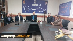بازدید دکتر فرهاد علی پور معاونت محترم آموزشی و تحصیلات تکمیلی دانشگاه فرهنگیان از پردیس های استان کهگیلویه و بویراحمد 2