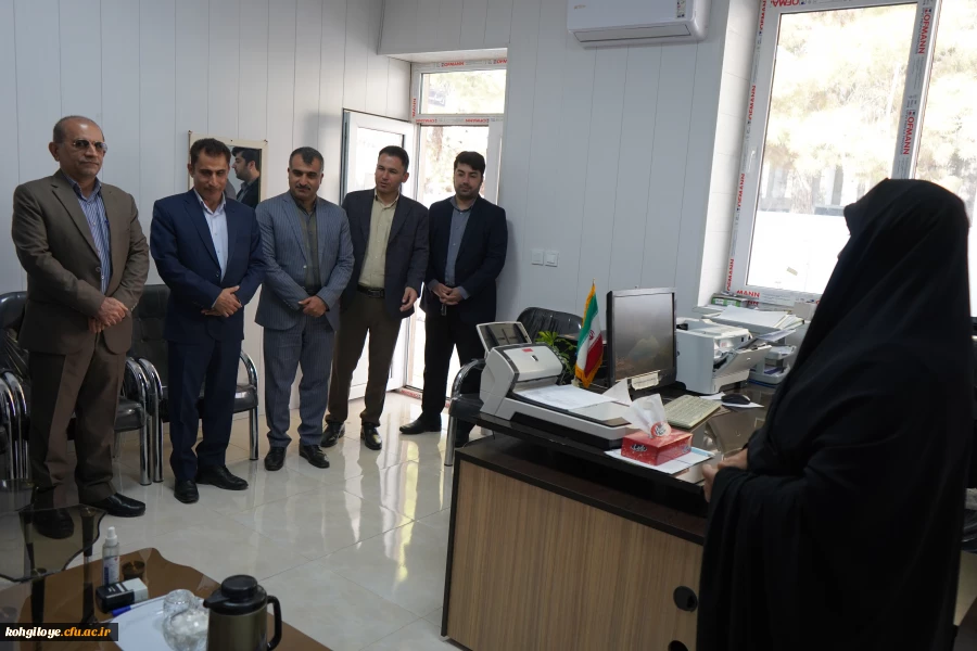 دیدار نوروزی رئیس دانشگاه فرهنگیان استان کهگیلویه و بویراحمد با کارکنان ، اساتید و اعضای هیئت علمی دانشگاه و دانشجویان پردیس های شهید ایزد پناه و کوثر 3