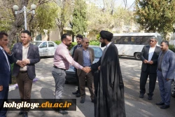 دیدار نوروزی رئیس دانشگاه فرهنگیان استان کهگیلویه و بویراحمد با کارکنان ، اساتید و اعضای هیئت علمی دانشگاه و دانشجویان پردیس های شهید ایزد پناه و کوثر 4