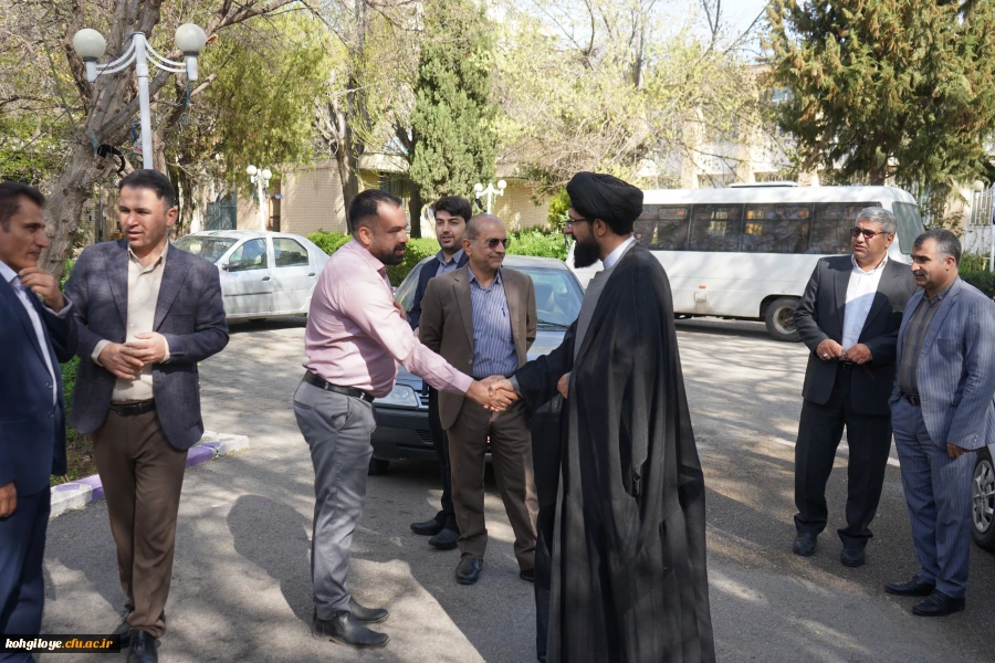 دیدار نوروزی رئیس دانشگاه فرهنگیان استان کهگیلویه و بویراحمد با کارکنان ، اساتید و اعضای هیئت علمی دانشگاه و دانشجویان پردیس های شهید ایزد پناه و کوثر 4