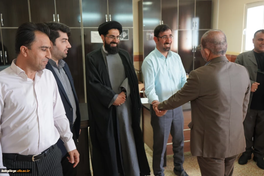 دیدار نوروزی رئیس دانشگاه فرهنگیان استان کهگیلویه و بویراحمد با کارکنان ، اساتید و اعضای هیئت علمی دانشگاه و دانشجویان پردیس های شهید ایزد پناه و کوثر 8