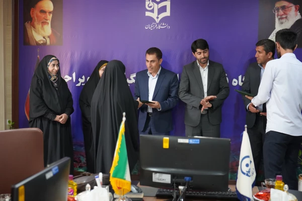 آیین تکریم و معارفه مسئول بسیج دانشجویی پردیس کوثر یاسوج 5