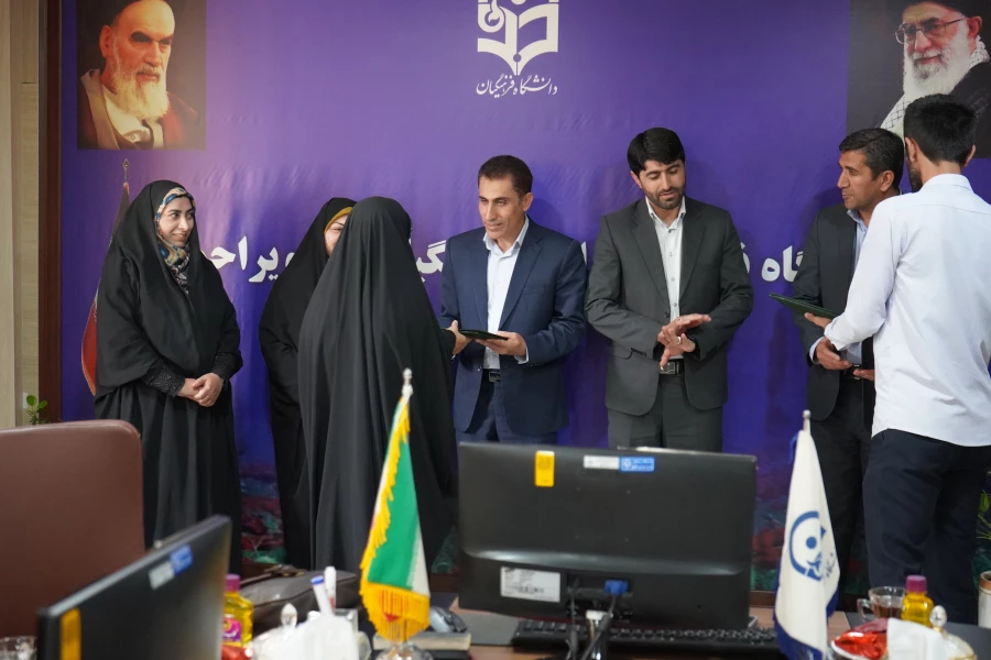 آیین تکریم و معارفه مسئول بسیج دانشجویی پردیس کوثر یاسوج 5