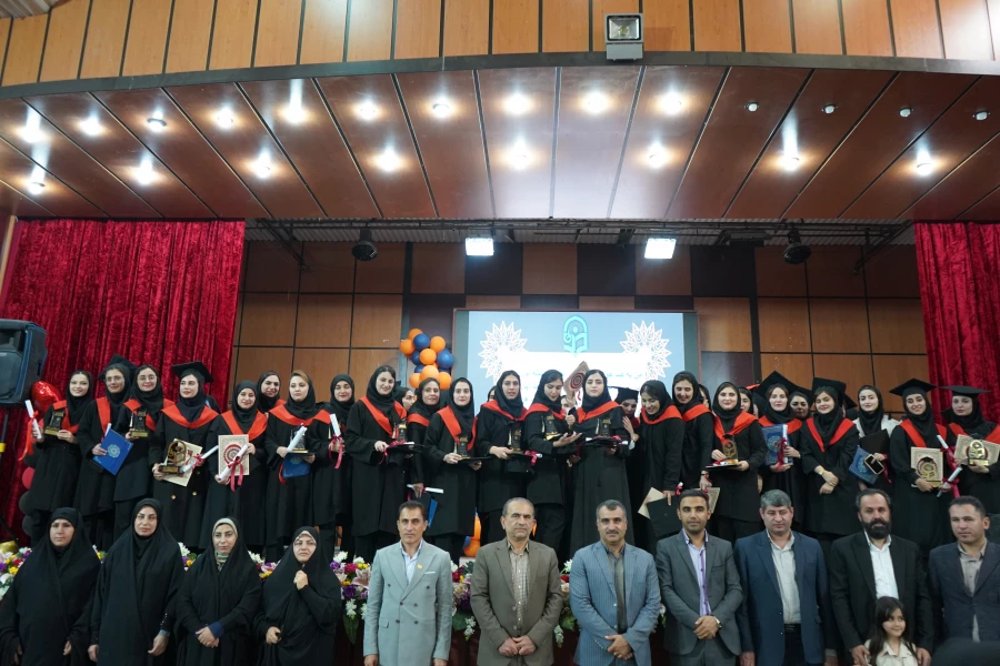 آیین دانش آموختگی دانشجویان پردیس کوثر یاسوج 3