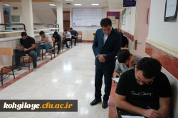 بازدید مدیریت دانشگاه فرهنگیان در اولین روز برگزاری امتحانات 2