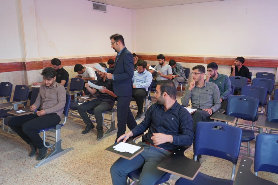 بازدید مدیریت دانشگاه فرهنگیان در اولین روز برگزاری امتحانات 5