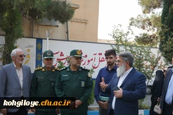 آئین کلنگ زنی ساخت یادمان شهید عزیز گمنام (خوشنام) در دانشگاه فرهنگیان استان کهگیلویه و بویراحمد 4