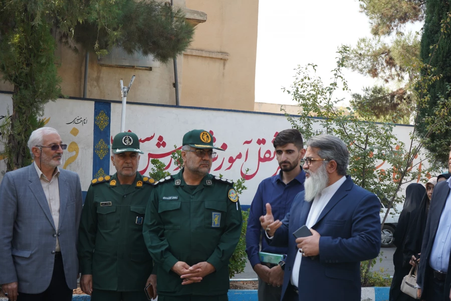 آئین کلنگ زنی ساخت یادمان شهید عزیز گمنام (خوشنام) در دانشگاه فرهنگیان استان کهگیلویه و بویراحمد 4