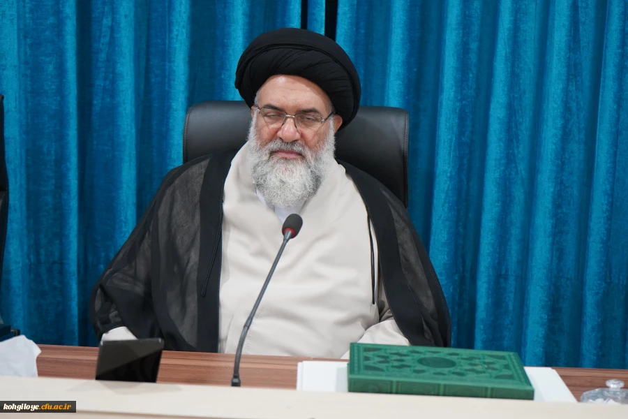 دیدار سرپرست دانشگاه فرهنگیان استان با آیت ا... سید نصیر حسینی نماینده ولی فقیه در استان کهگیلویه و بویراحمد 2