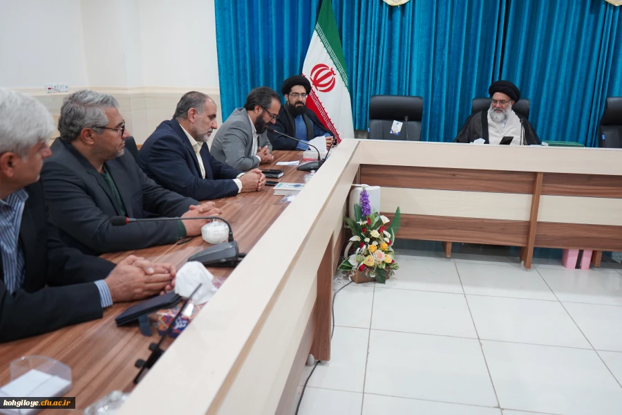 دیدار سرپرست دانشگاه فرهنگیان استان با آیت ا... سید نصیر حسینی نماینده ولی فقیه در استان کهگیلویه و بویراحمد 3