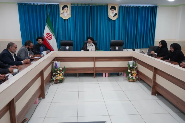 دیدار سرپرست دانشگاه فرهنگیان استان با آیت ا... سید نصیر حسینی نماینده ولی فقیه در استان کهگیلویه و بویراحمد 5