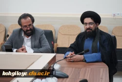 دیدار سرپرست دانشگاه فرهنگیان استان با آیت ا... سید نصیر حسینی نماینده ولی فقیه در استان کهگیلویه و بویراحمد 7