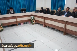 دیدار سرپرست دانشگاه فرهنگیان استان با آیت ا... سید نصیر حسینی نماینده ولی فقیه در استان کهگیلویه و بویراحمد 8