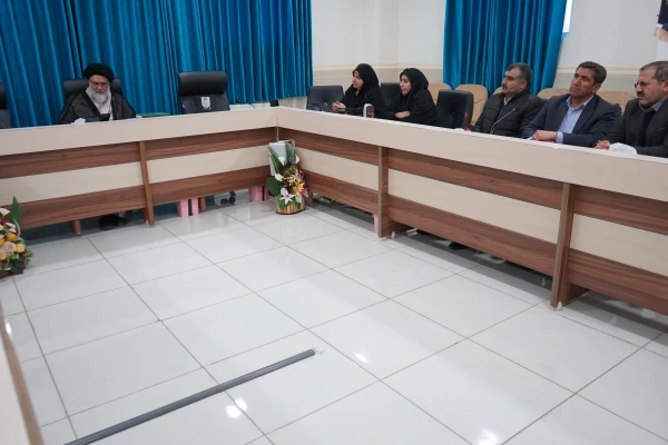 دیدار سرپرست دانشگاه فرهنگیان استان با آیت ا... سید نصیر حسینی نماینده ولی فقیه در استان کهگیلویه و بویراحمد 8