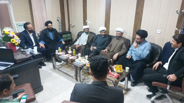 دیدار مسئول دفتر نهاد نمایندگی مقام معظم رهبری در دانشگاه های استان با سرپرست دانشگاه فرهنگیان استان کهگیلویه و بویراحمد  3
