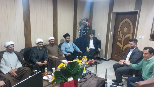 دیدار مسئول دفتر نهاد نمایندگی مقام معظم رهبری در دانشگاه های استان با سرپرست دانشگاه فرهنگیان استان کهگیلویه و بویراحمد  4