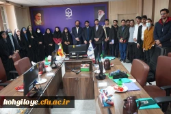 دیدار اعضای شورای مرکزی بسیج دانشجویی با سرپرست جدید دانشگاه فرهنگیان 8