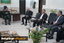 دیدار سرپرست و اعضای هیأت رئیسه دانشگاه فرهنگیان با فرمانده سپاه فتح استان کهگیلویه و بویراحمد 4