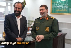 دیدار سرپرست و اعضای هیأت رئیسه دانشگاه فرهنگیان با فرمانده سپاه فتح استان کهگیلویه و بویراحمد 5