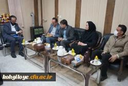 نشست مشترک سرپرست دانشگاه فرهنگیان کهگیلویه و بویراحمد و رئیس اداره منطقه دو کمیته امداد امام خمینی (ره ) 2