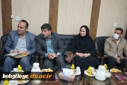 نشست مشترک سرپرست دانشگاه فرهنگیان کهگیلویه و بویراحمد و رئیس اداره منطقه دو کمیته امداد امام خمینی (ره ) 4