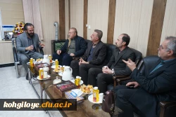 نشست مشترک رئیس بانک ملی شعبه مرکزی یاسوج با سرپرست دانشگاه فرهنگیان استان کهگیلویه وبویراحمد 2