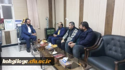 نشست مشترک حوزه هنری استان با سرپرست دانشگاه فرهنگیان استان کهپیلویه وبویراحمد 2