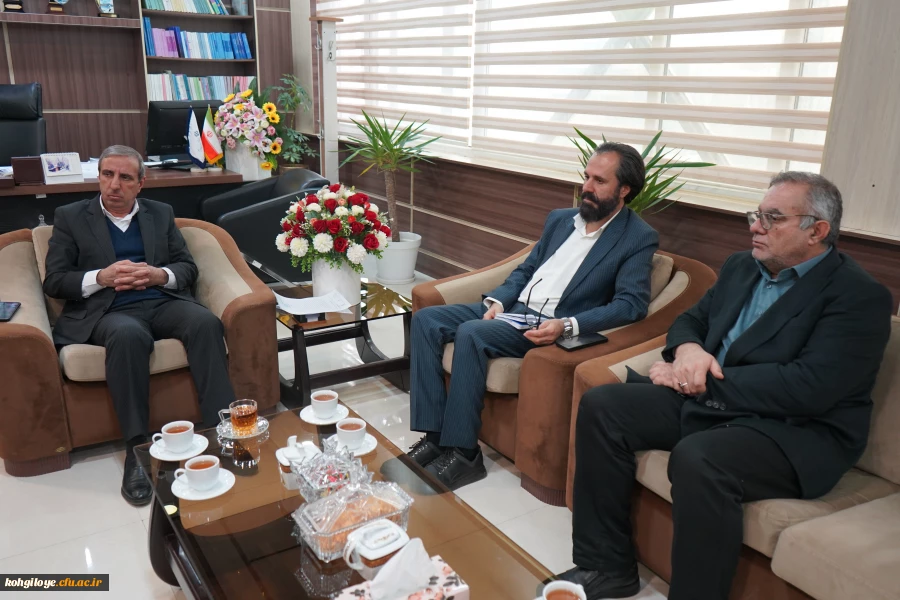 جلسه سرپرست دانشگاه فرهنگیان استان کهگیلویه و بویراحمد با مدیرکل بودجه استان 2