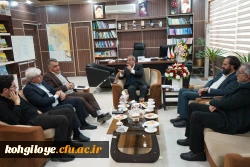 جلسه سرپرست دانشگاه فرهنگیان استان کهگیلویه و بویراحمد با مدیرکل بودجه استان 5