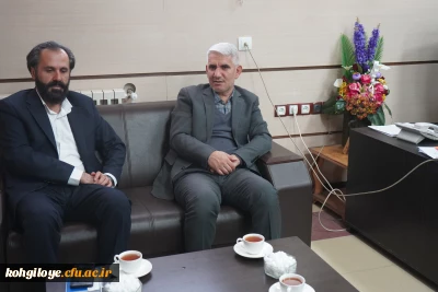 نشست مشترک سرپرست دانشگاه فرهنگیان استان کهگیلویه و بویراحمد با مدیرکل توسعه، تجهیز و نوسازی مدارس استان