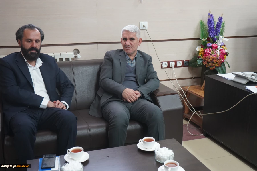 نشست مشترک سرپرست دانشگاه فرهنگیان استان کهگیلویه و بویراحمد با مدیرکل توسعه، تجهیز و نوسازی مدارس استان 2