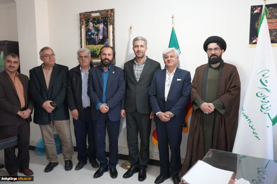 دیدار سرپرست دانشگاه فرهنگیان کهگیلویه و بویراحمد با مدیرکل ستاد اجرایی فرمان امام (ره) و بنیاد برکت استان 2