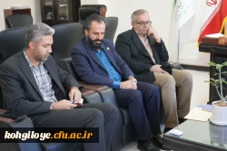 دیدار سرپرست دانشگاه فرهنگیان کهگیلویه و بویراحمد با مدیرکل ستاد اجرایی فرمان امام (ره) و بنیاد برکت استان 3