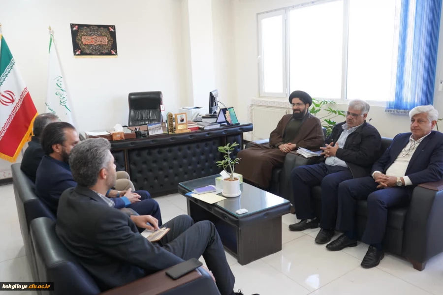 دیدار سرپرست دانشگاه فرهنگیان کهگیلویه و بویراحمد با مدیرکل ستاد اجرایی فرمان امام (ره) و بنیاد برکت استان 4