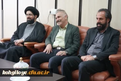 دیدار سرپرست دانشگاه فرهنگیان کهگیلویه و بویراحمد با مدیرکل آموزش و پرورش استان 2
