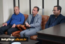 دیدار سرپرست دانشگاه فرهنگیان کهگیلویه و بویراحمد با مدیرکل آموزش و پرورش استان 3