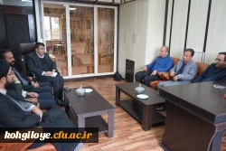 دیدار سرپرست دانشگاه فرهنگیان کهگیلویه و بویراحمد با مدیرکل آموزش و پرورش استان 5