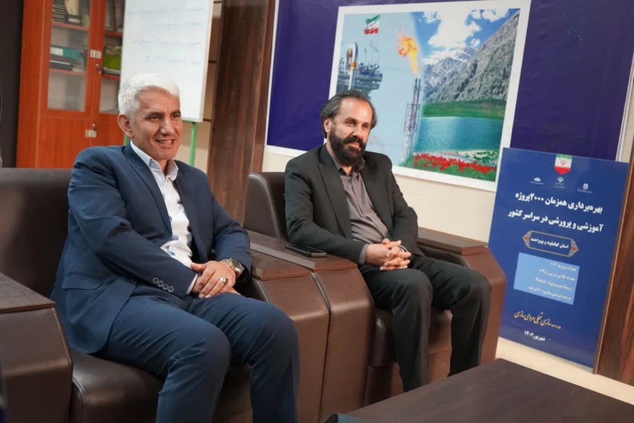 دیدار خانواده دانشگاه فرهنگیان با مدیر کل نوسازی، توسعه و تجهیز مدارس استان کهگیلویه و بویراحمد 4