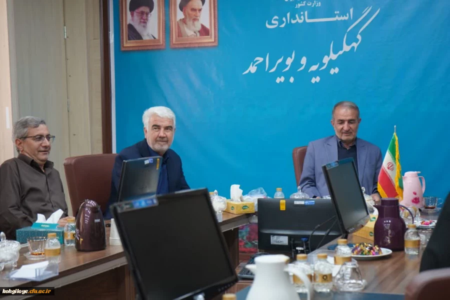 دیدار سرپرست دانشگاه فرهنگیان کهگیلویه و بویراحمد با استاندار 3