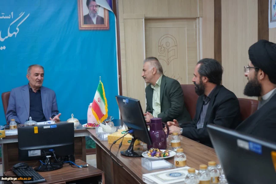 دیدار سرپرست دانشگاه فرهنگیان کهگیلویه و بویراحمد با استاندار 4