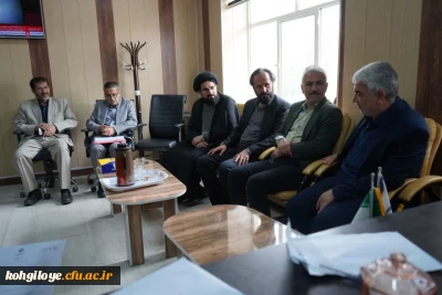 دیدار خانواده دانشگاه فرهنگیان کهگیلویه و بویراحمد با معاون سیاسی امنیتی استاندار